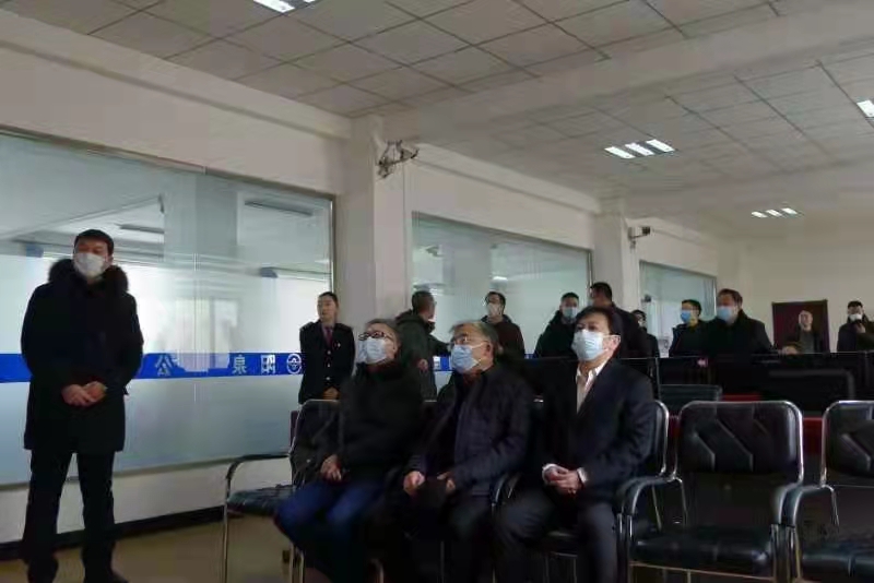 元月28日，省交通運輸廳副廳長王晉、副市長李君，節(jié)前調(diào)研公司春運工作和疫情防控情況。